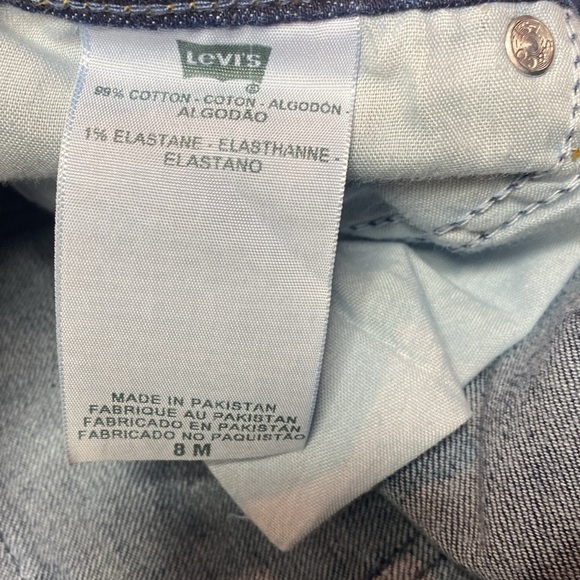 Levi's 515 boot cut blue jeans size 8 - Picture 3 of 12